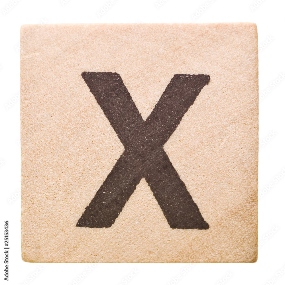 Obraz premium Letter X