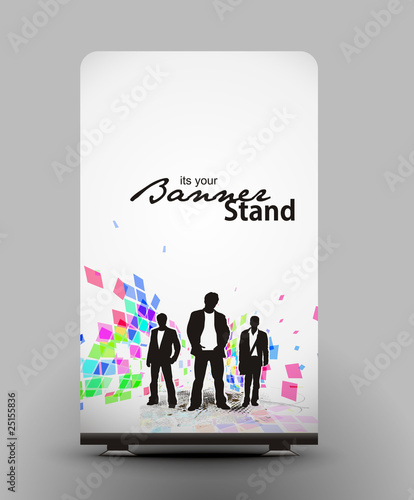 stand banner template