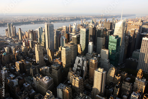 Aerial view of New York