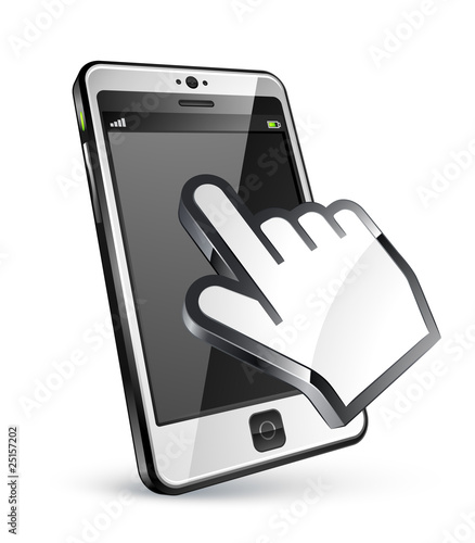 téléphone portable tactile