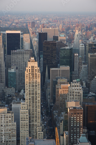 Fototapeta Naklejka Na Ścianę i Meble -  Aerial view of New York