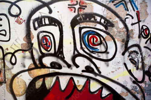 Graffiti, tag, création et art urbain