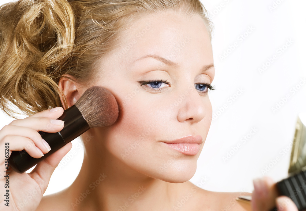 Beautiful Young Woman Face.Make-up concept Beautiful Young Woman Face.Make-up concept