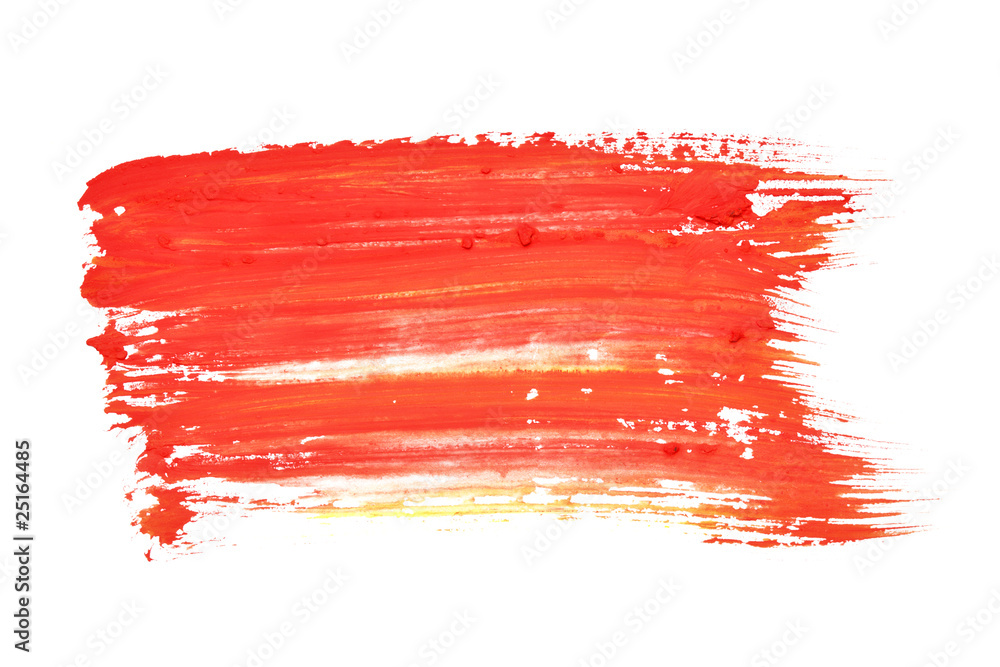 Red watercolor brush strokes Red watercolor brush strokes
