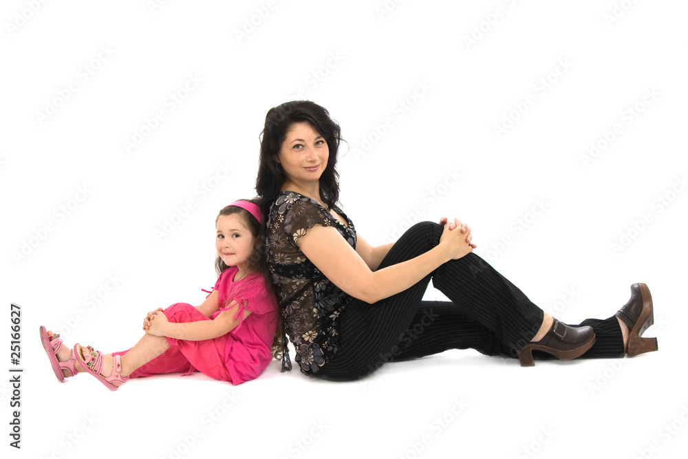 Mother and the daughter Mother and the daughter