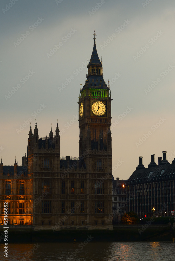 Big Ben evening view
