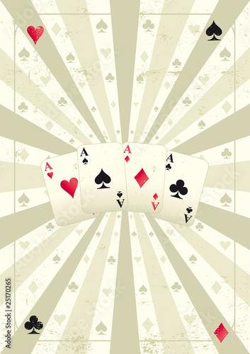 old poker background