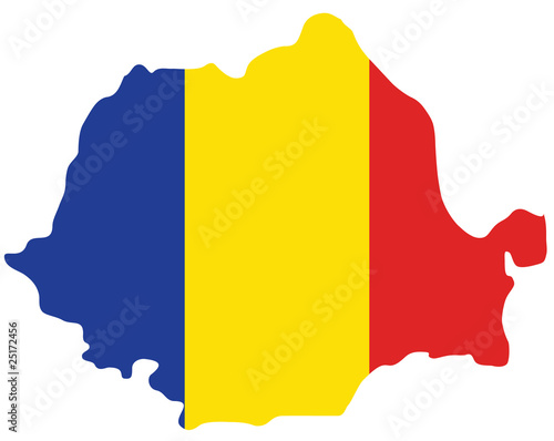 map of romania