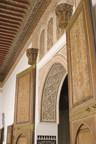 El Bahia Palace in Marrakesh, Morocco.