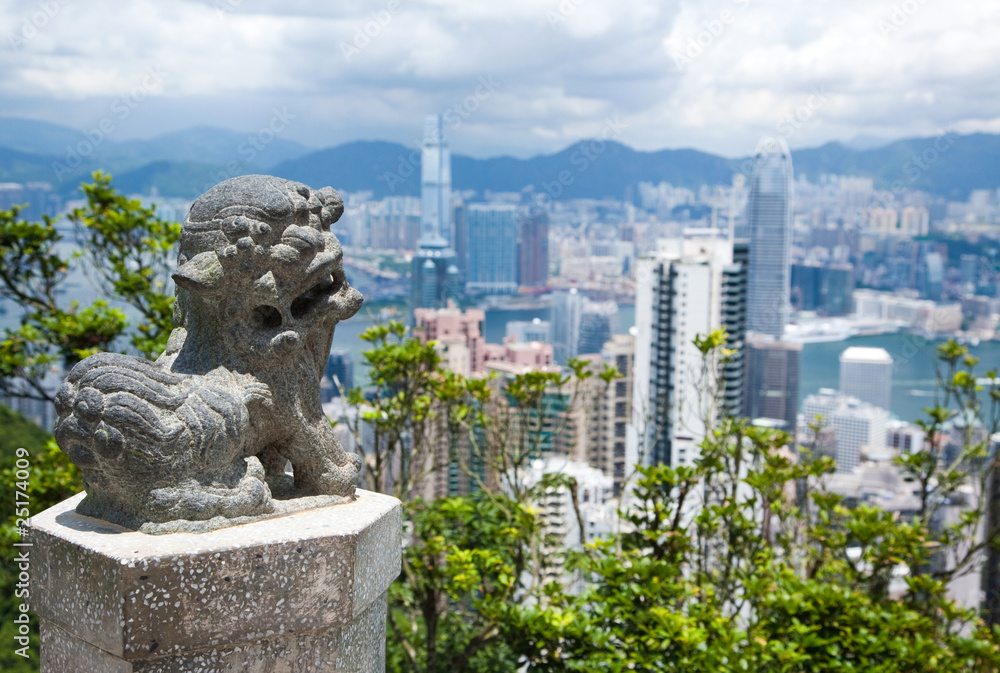 Obraz premium Hongkong Drache