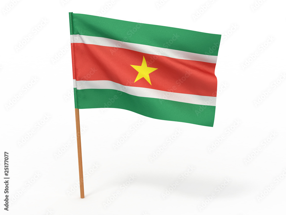 Fototapeta premium Flag of Surinam