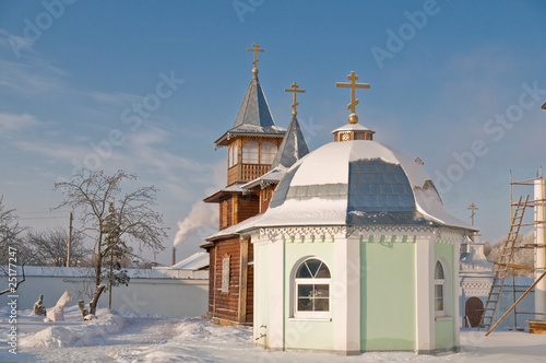 Деревянная церковь Спасо-Казанский Симанский монастырь photo