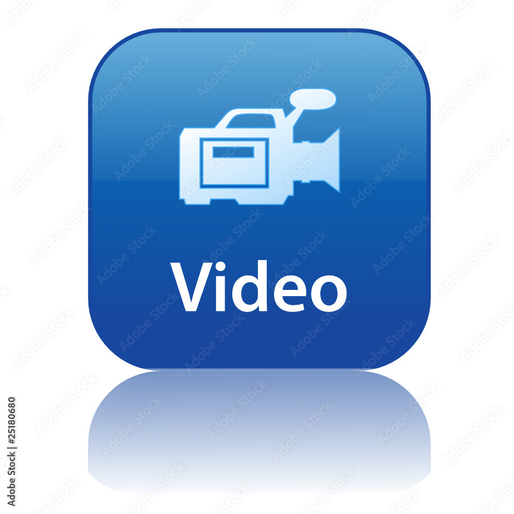 VIDEO Web Button (media player play watch view clip camcorder ) VIDEO Web Button (media player play watch view clip camcorder )