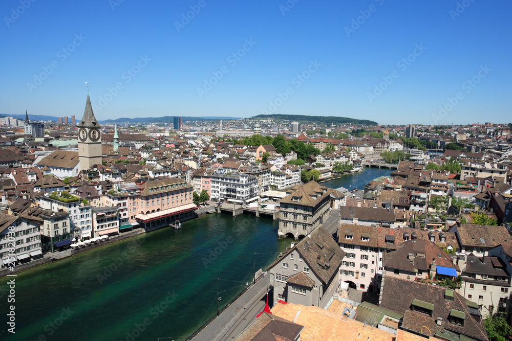 Cityscape of Zurich Switzerland