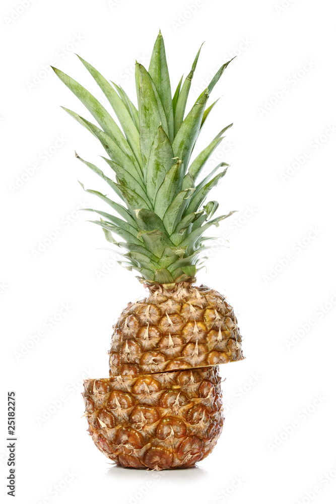 Fototapeta premium Pineapple on a white background