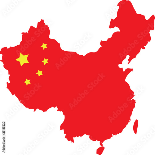map of  china