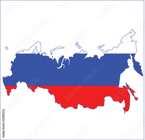map of russia