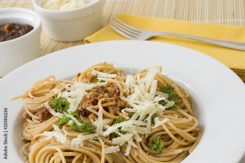 Spaghetti mit Pesto