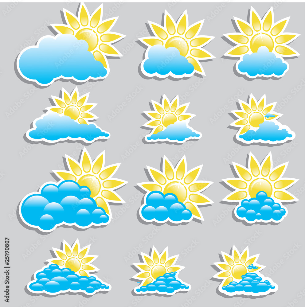 Universal icons - Set  (Weather) for you