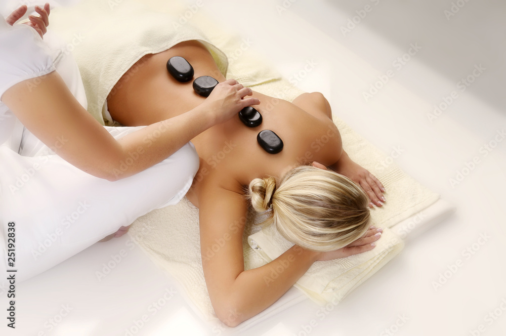 Woman on massage