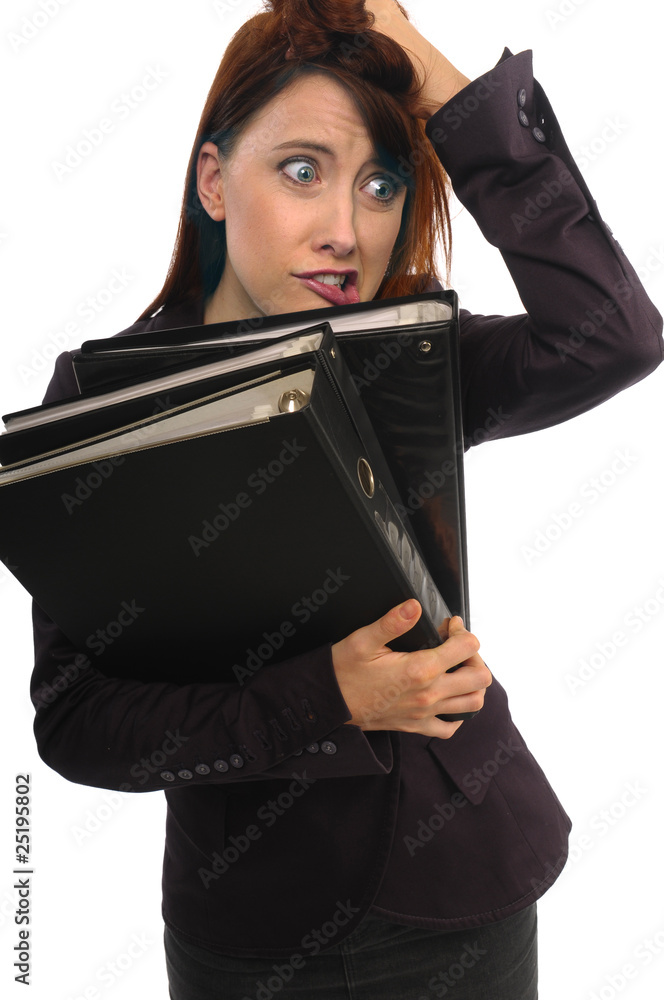 Exhausted manager Exhausted manager