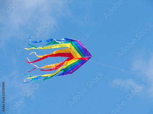 Obraz na płótnie Rainbow kite w salonie