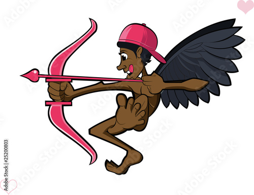 Cupid shooting
