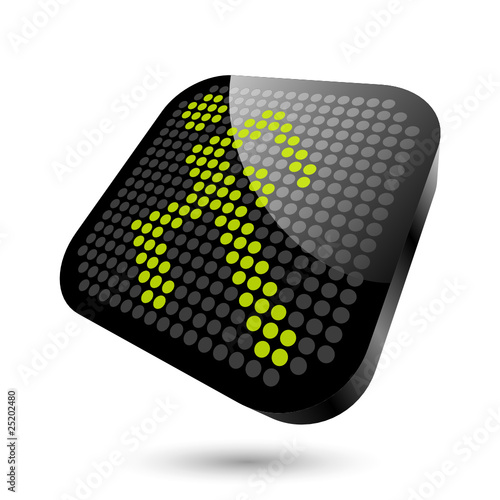 mann laufen symbol zeichen icon