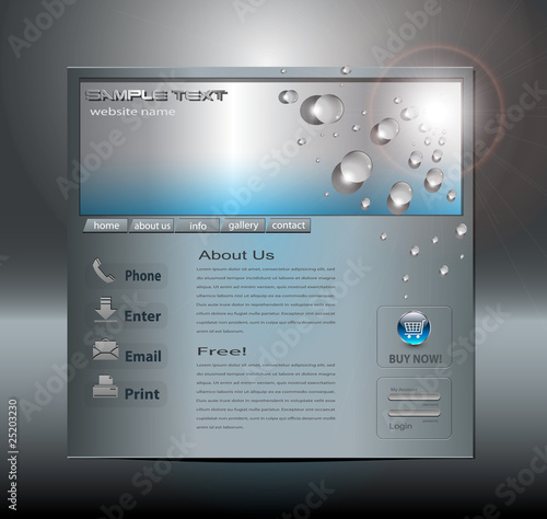 Business website template