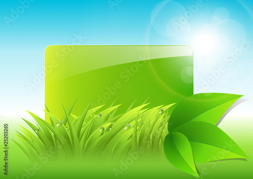 abstract background green ecology