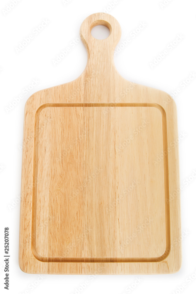 Fototapeta premium Cutting board isolated on the white background