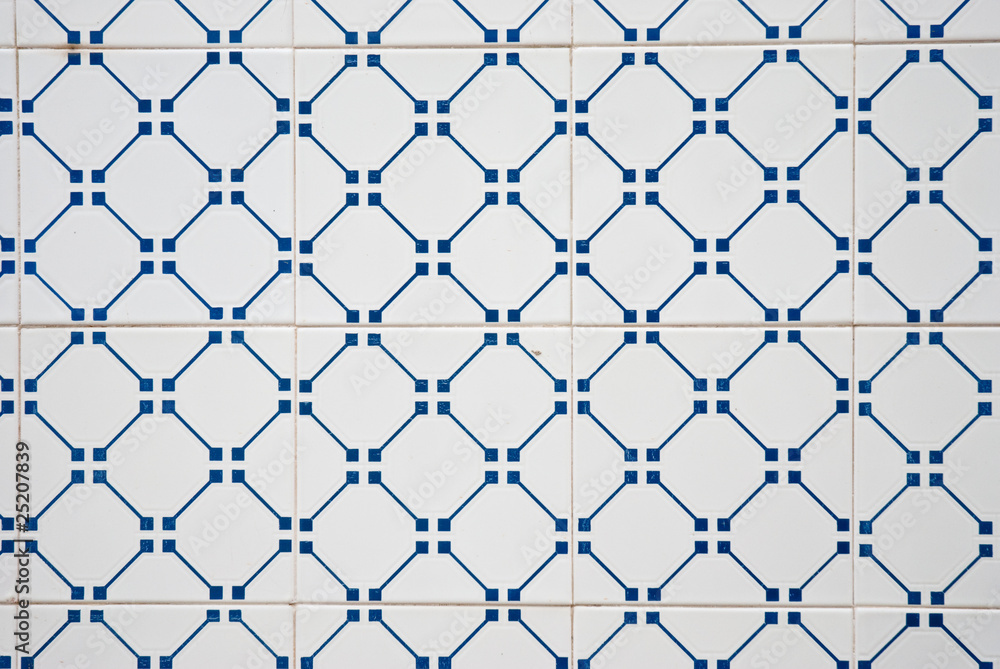 Naklejka premium Traditional Portuguese glazed tiles