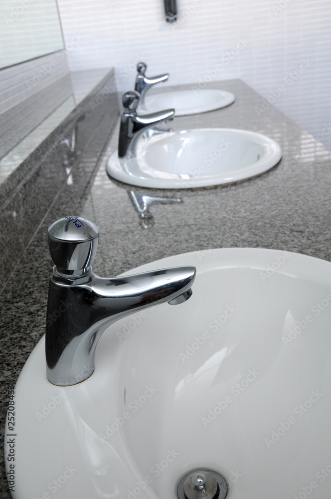 Fototapeta premium Chrome Faucet