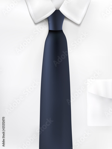 vector shirt and tie illustration