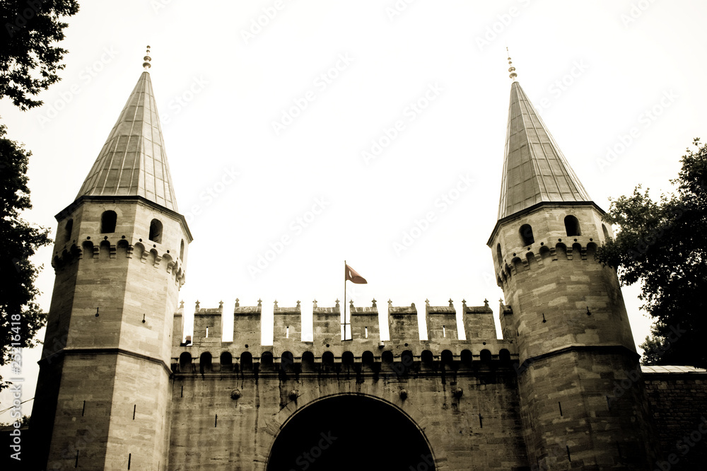 Obraz premium One of the sides of topkapi palace