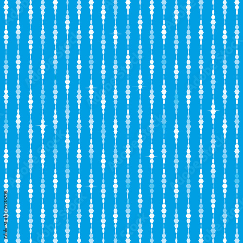 Blue abstract background with curtain of sequins, part 2