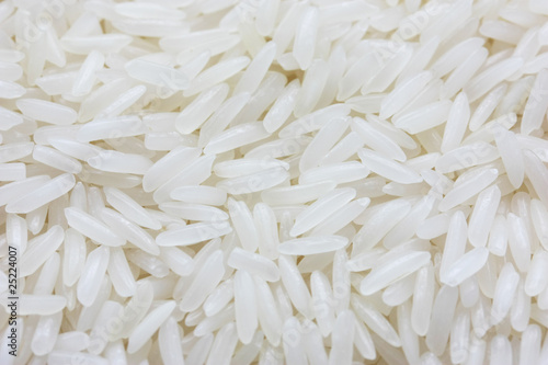 Close-up of grains of jasmine rice