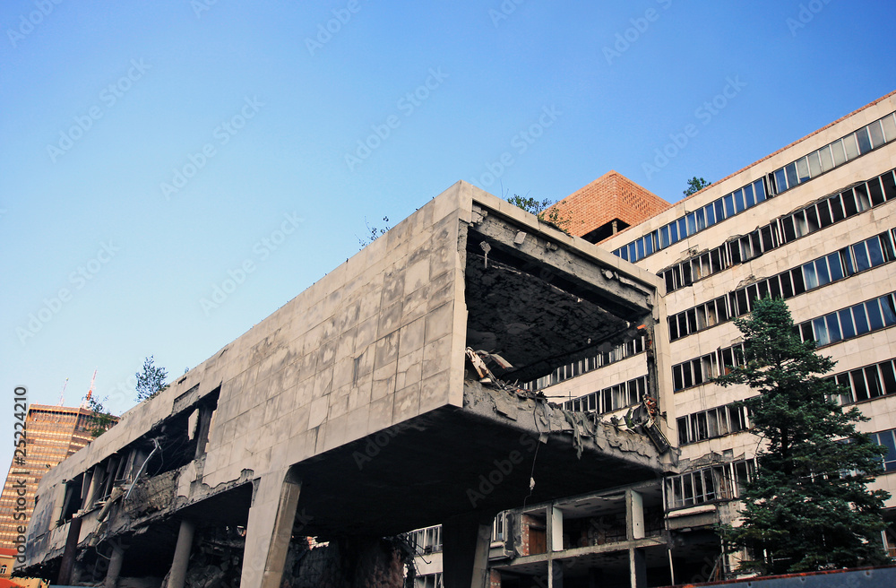 la guerra a Belgrado Stock Photo Adobe Stock