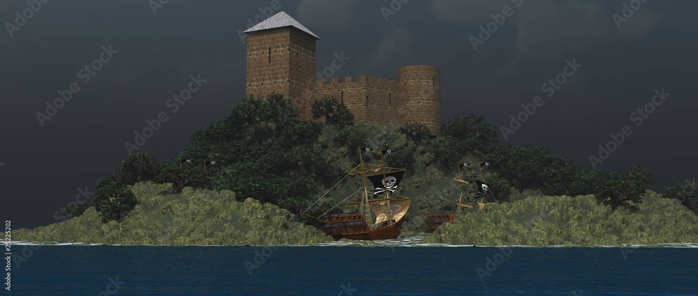 Piraten in der sicheren Bucht