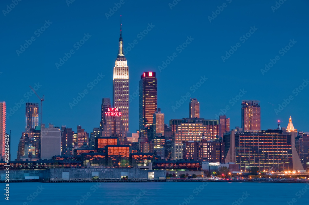 scenic new york city skyline over hudson river scenic new york city skyline over hudson river