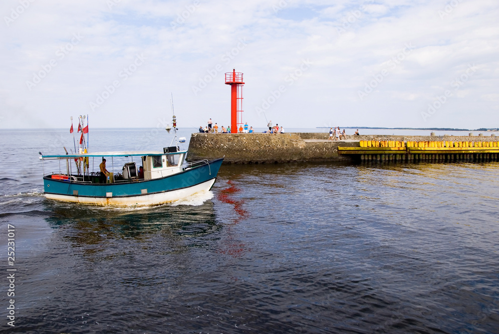 cutter in the port