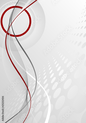 Gray abstract background from line