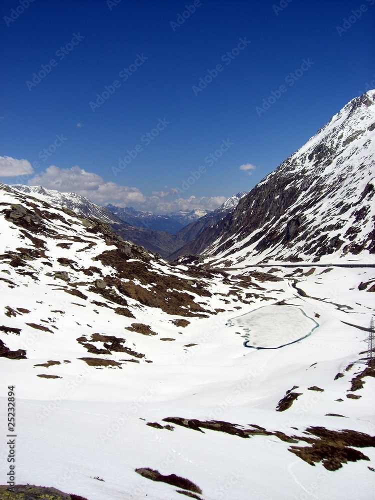 Blick vom Gotthardpass
