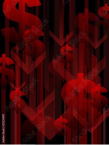 Recession background