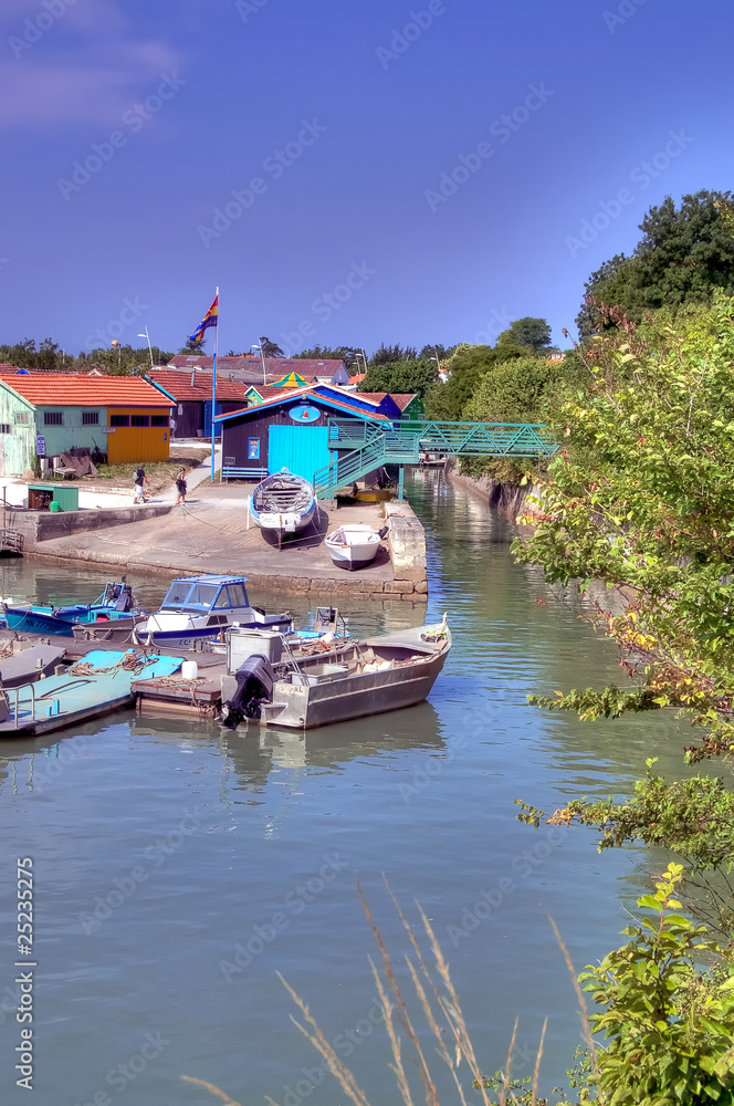 Fototapeta premium port - Le Château - Oléron