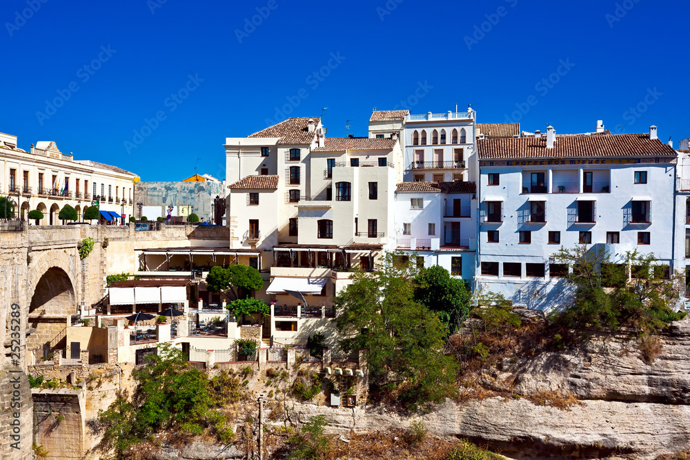 View on canyon and old city of Andalusia in Spain