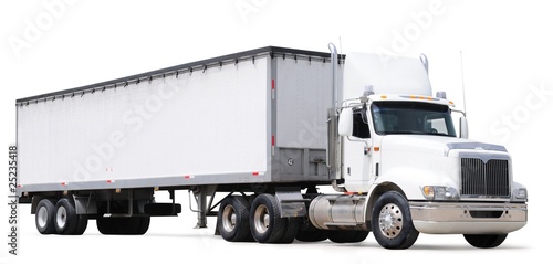 Truck. Isolated