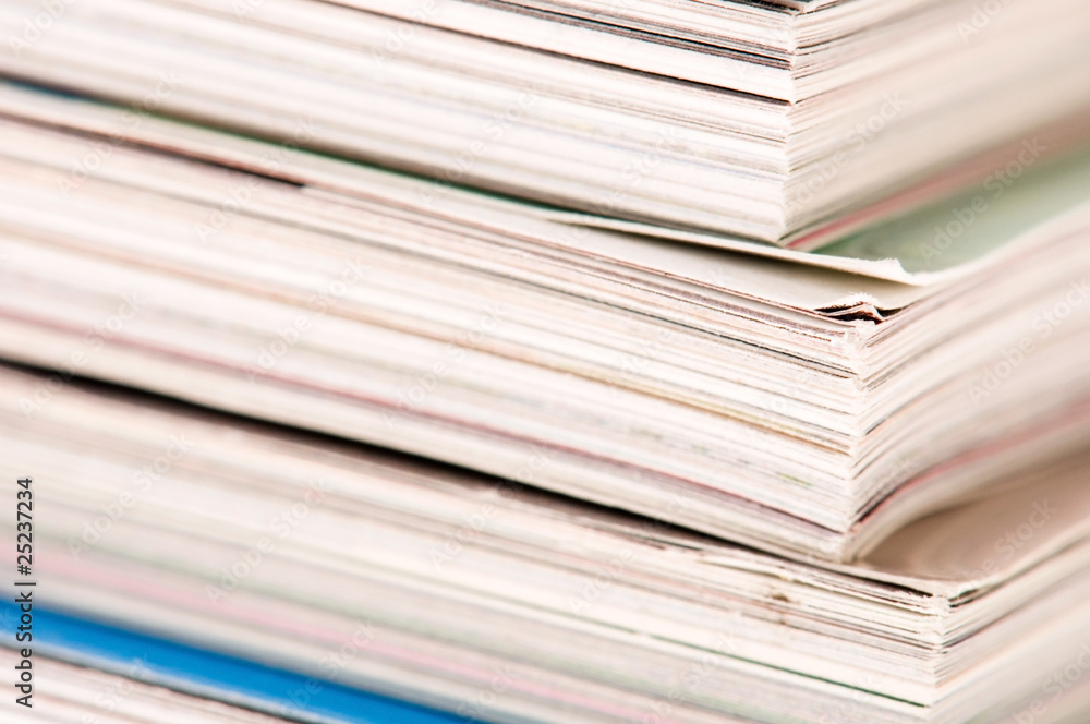 Stack of magazines Stack of magazines