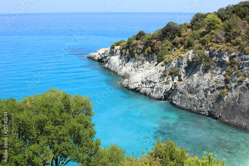 Coastline of Zakynthos  Greece