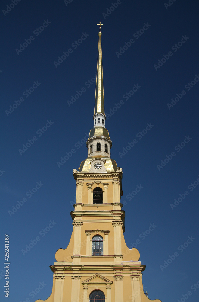 The Peter and Paul fortress by Neva in St. Petersburg
